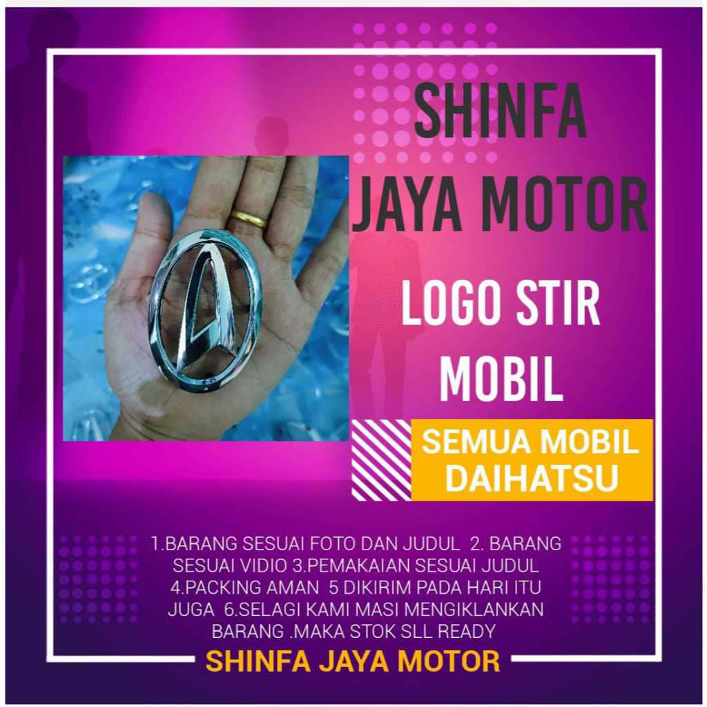 Logo Stir Daihatsu Xenia/ Logo Stir Daihatsu Ayla/ Logo Stir Daihatsu Sigra/ Logo Stir Terios