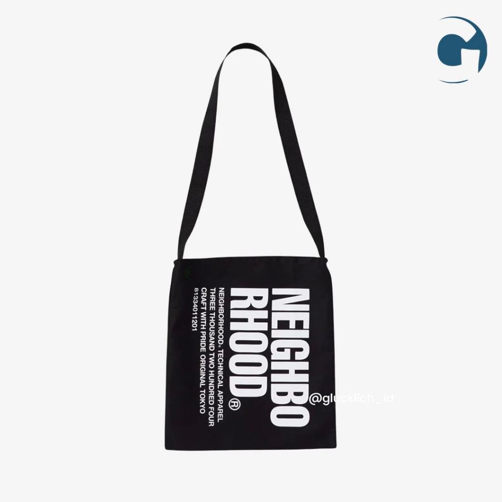 Neighborhood, ID Shoulder Bag in Black