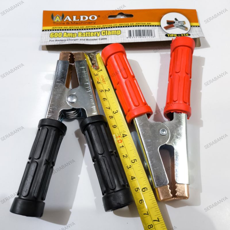 ALDO JEPITAN AKI 600 AMPER / JEPIT KABEL BOOSTER AKI MOBIL MOTOR 600 AMPER / PENJEPIT BESAR SERBAGUN