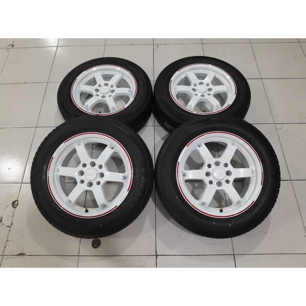 VELG MOBIL SECOND TYPE RAI-S3 R15X7 8X00/114 WHITE + DUNLOP(2) 185 65 R15(70%)