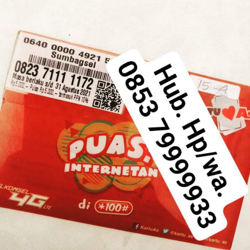 Nomor Cantik Kartu As Panca 1 Telkomsel