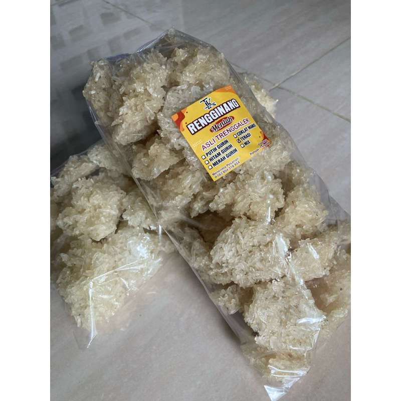 

Rengginang Mentah Asli Trenggalek/Varian Terasi/Cetakan Kecil