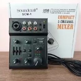 jual MIXER AUDIO MINI SOUNDCRAFT SCM-1 SOUND CARD SCM1