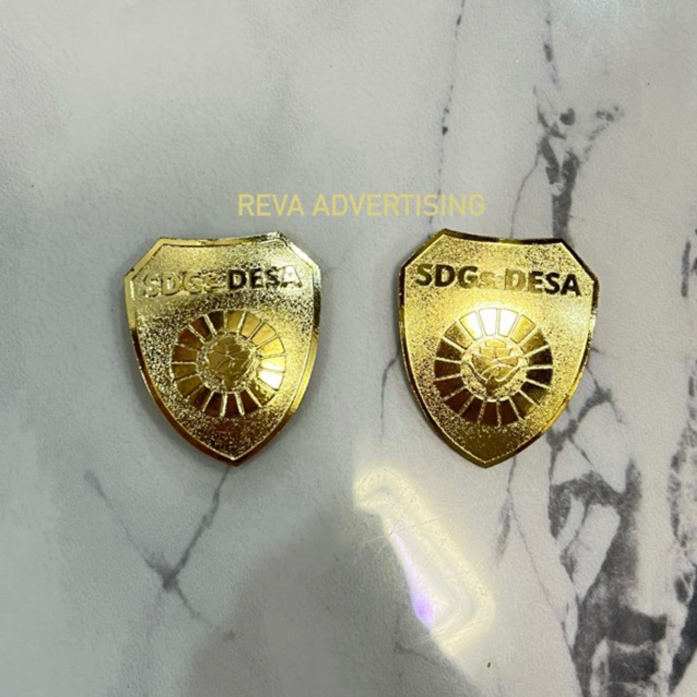 pin dada SDGs desa magnet & peniti