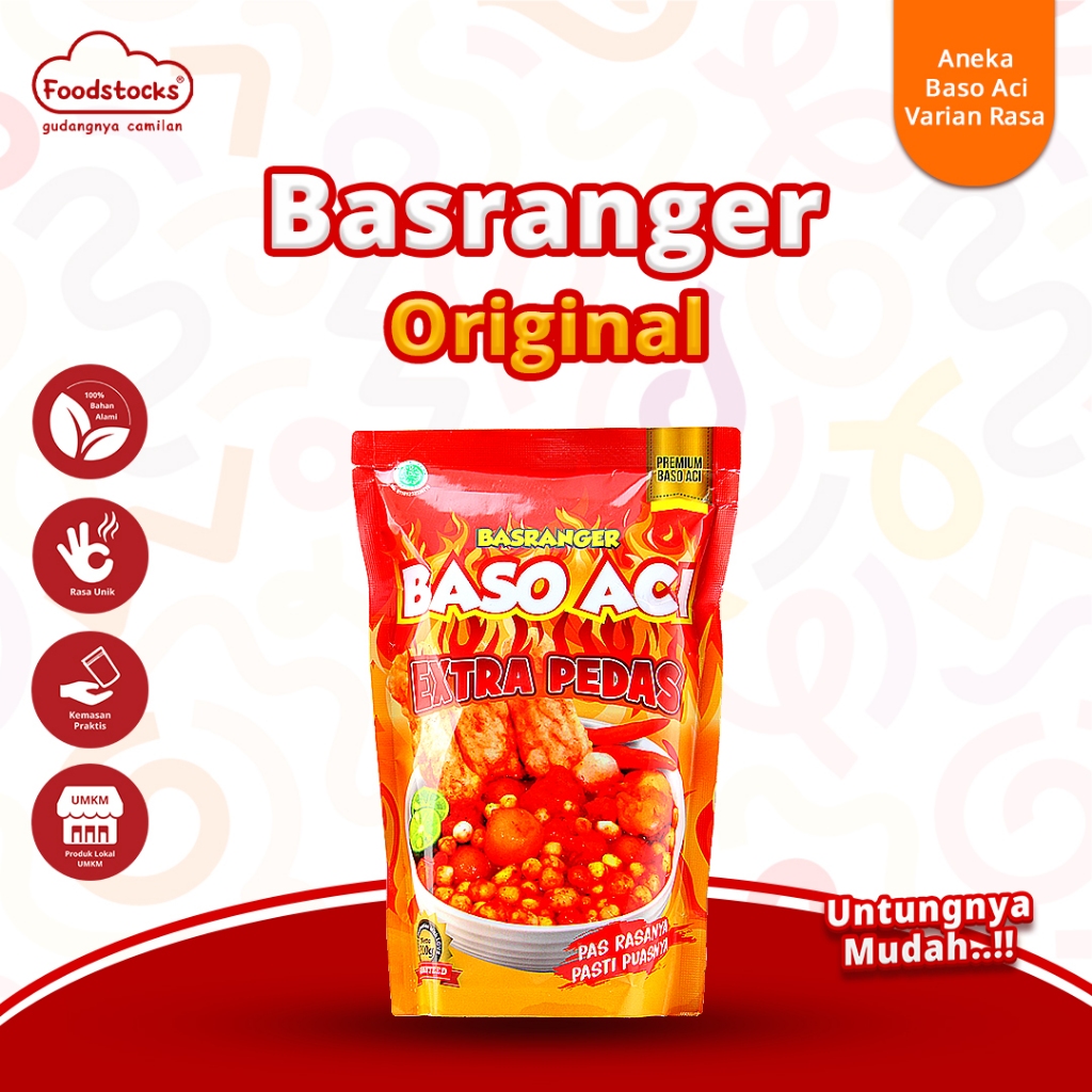 

Basranger - Baso Aci Extra Boci Pedas Original Halal 200 gr
