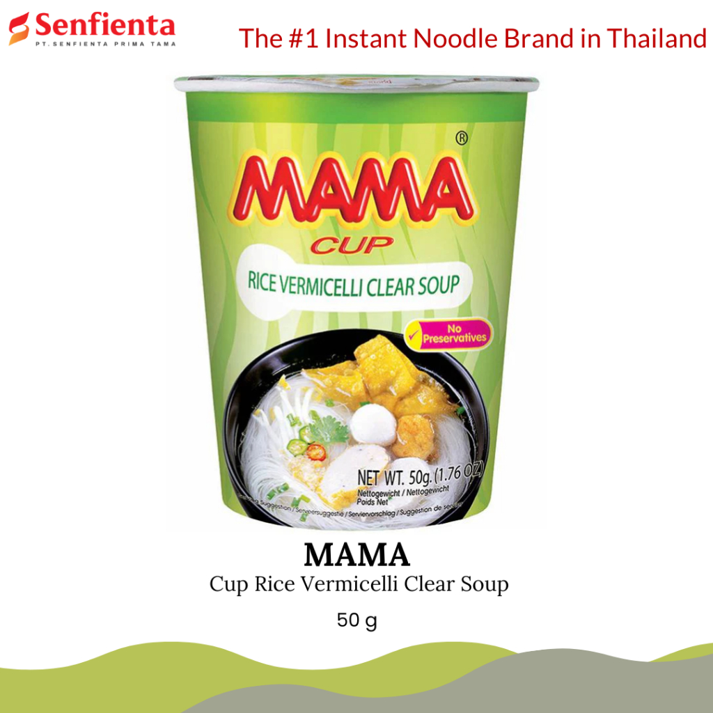 

MAMA Cup Rice Vermicelli Clear Soup 50 gr