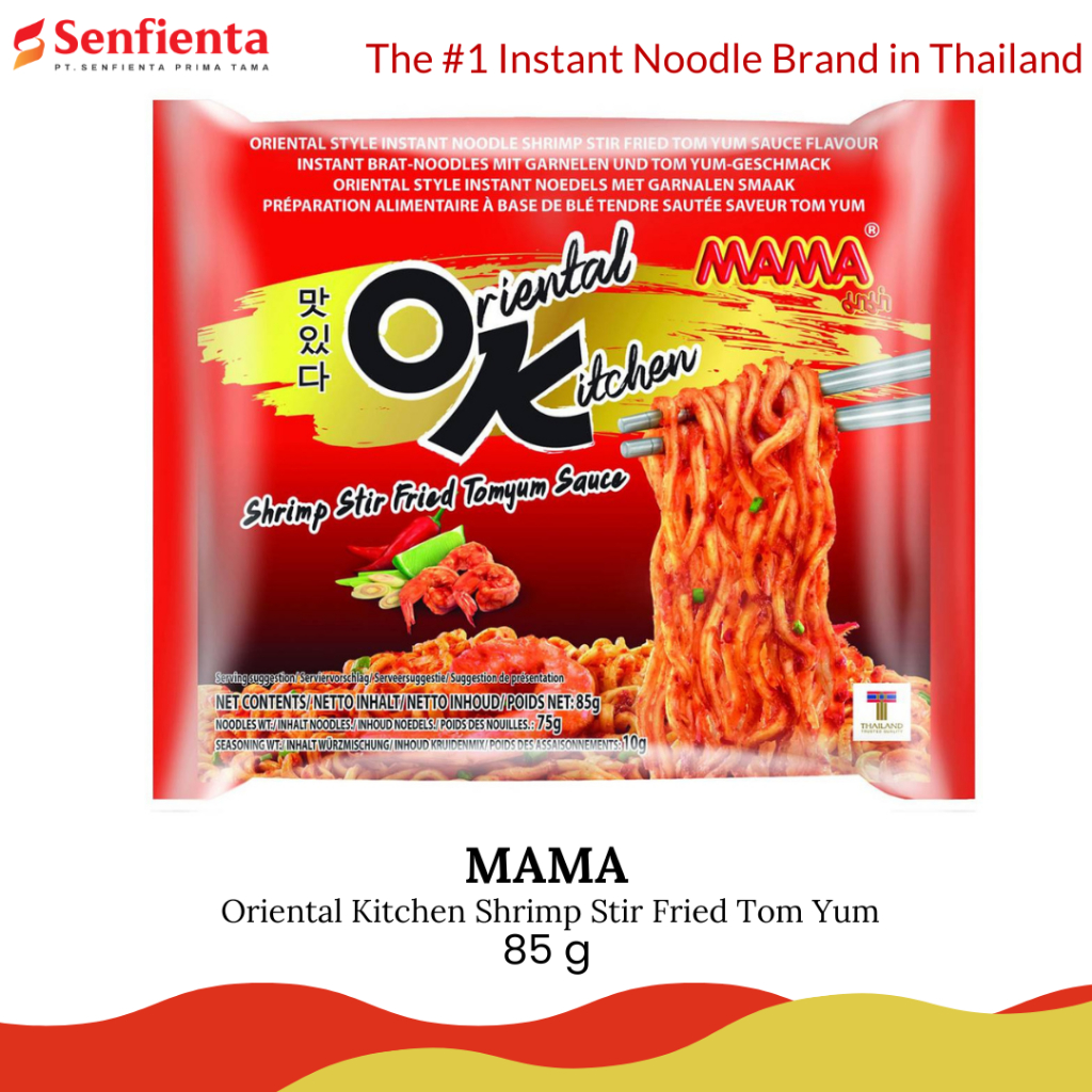 

MAMA Oriental Style Instant Noodles Shrimp Stir Fried Tom Yum Sauce Flavour 85 gr