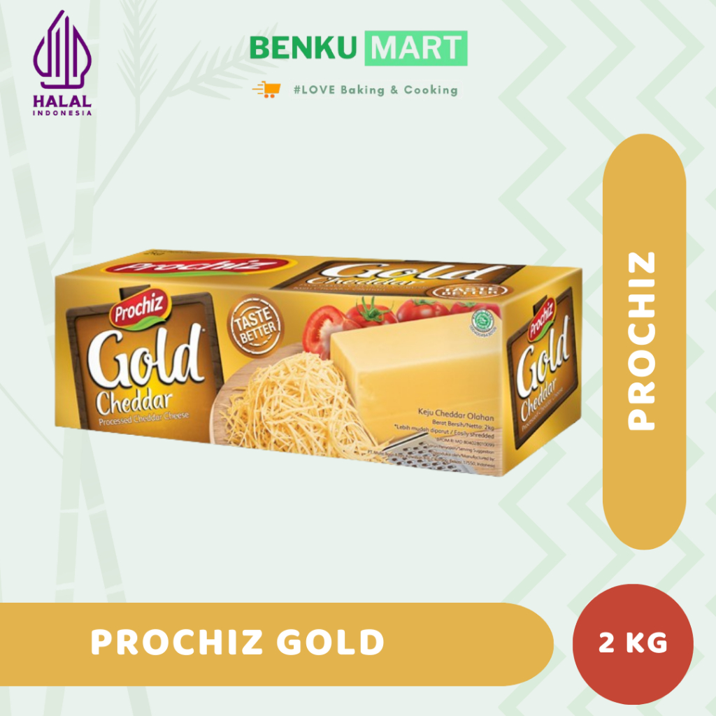 

Keju PROCHIZ Gold 2 kg | Keju cheddar Prochiz gold