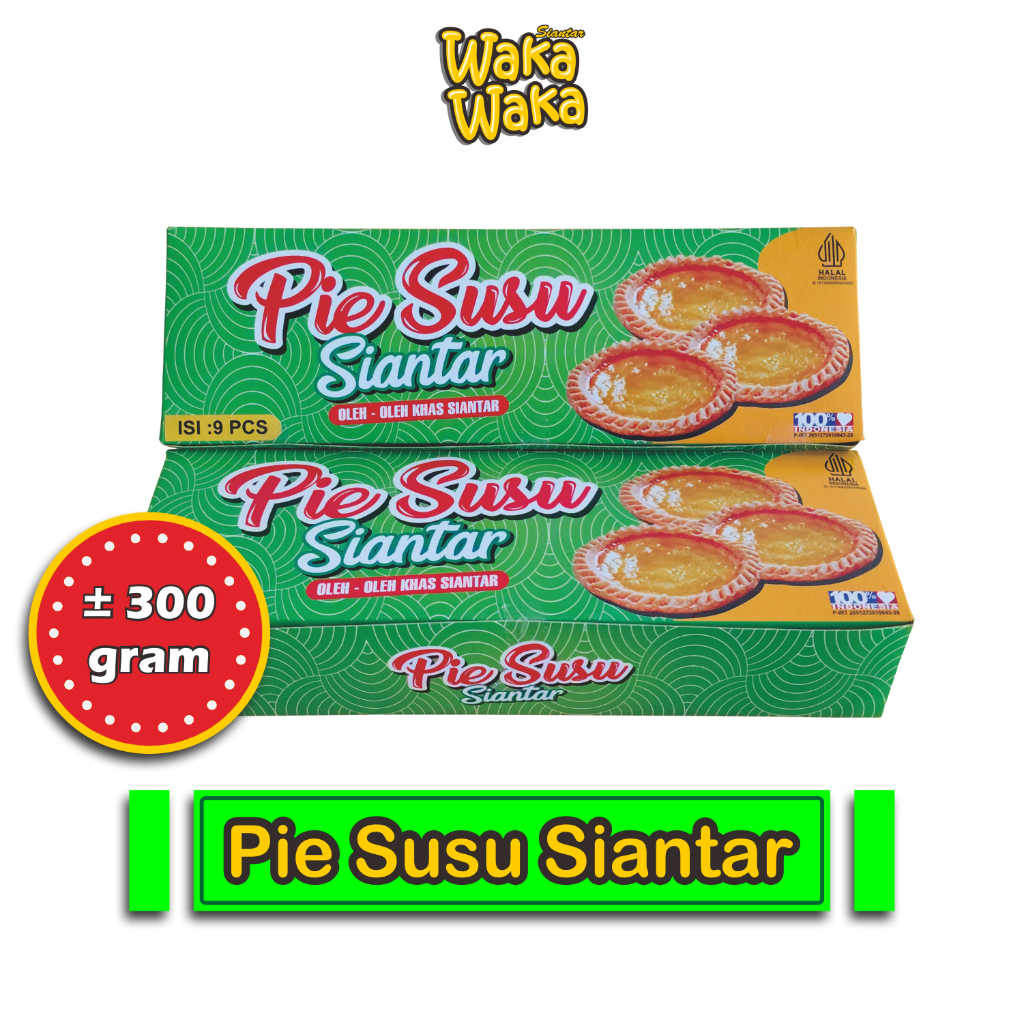 

SIANTAR WAKA WAKA Pie Susu Siantar Crunchy ±300 gr