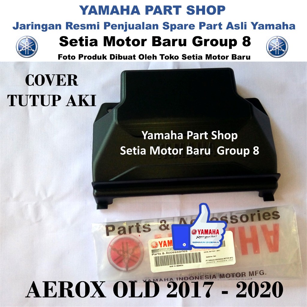 Cover Tutup Aki Aerox Old 155 Asli Yamaha