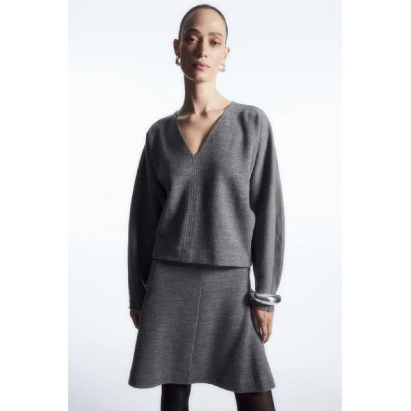 COS Cashmere Grey Top BNWT
