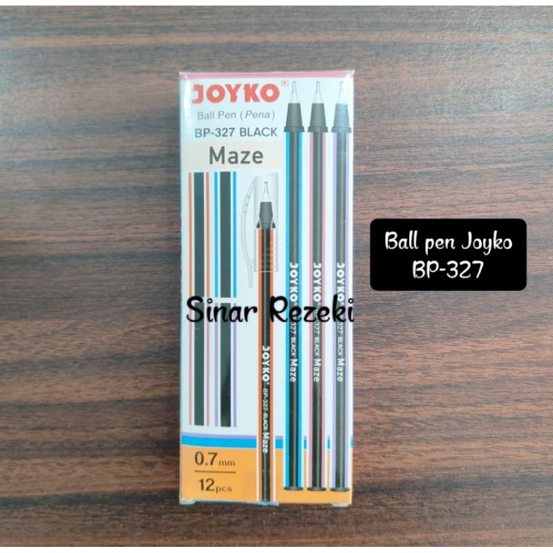 

12 buah!!BP-327!Ball pen joyko/pena joyko murah/BP327 maze joyko ball pen