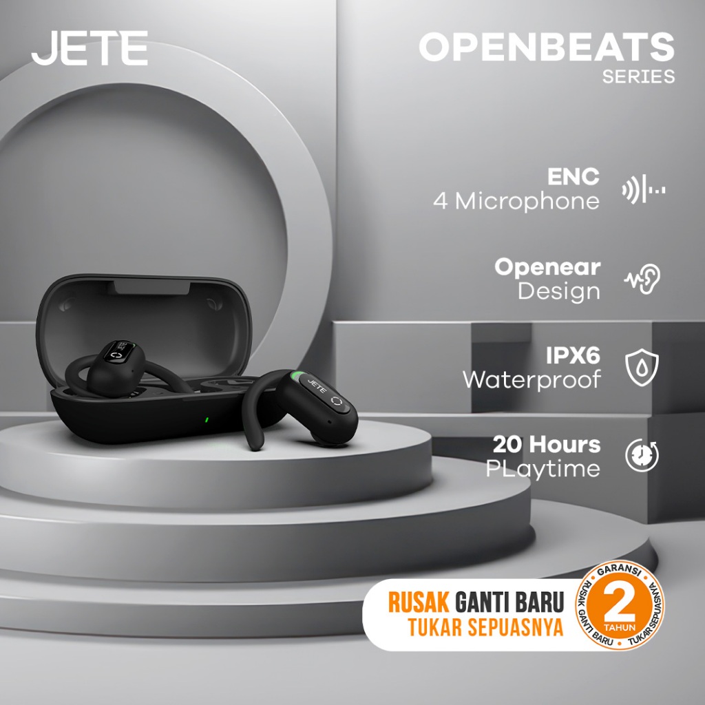 Headset Bluetooth JETE OpenBeats - Original