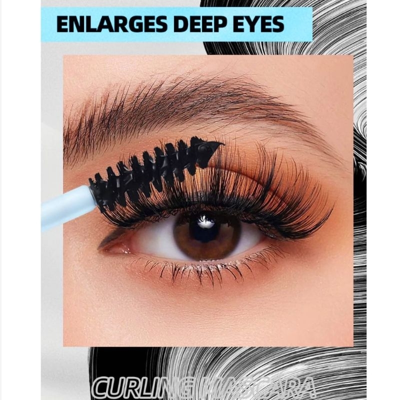 maskara biru long lasting waterproof tahan lama melentikan Bulu mata