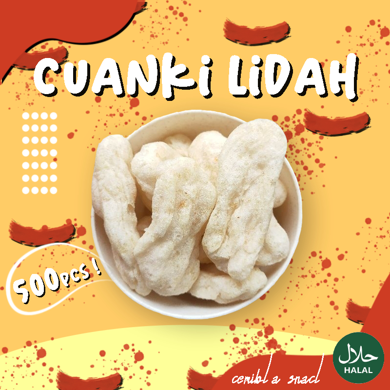 

Cuanki Lidah Isi 500 pcs Toping Seblak - Baso Aci -Bakso - Mie Instan - Baso Cuanki - Kerupuk Seblak