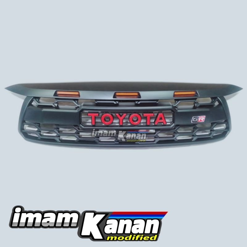 grill fortuner 2009, 2010, 2011 model gr led logo toyota