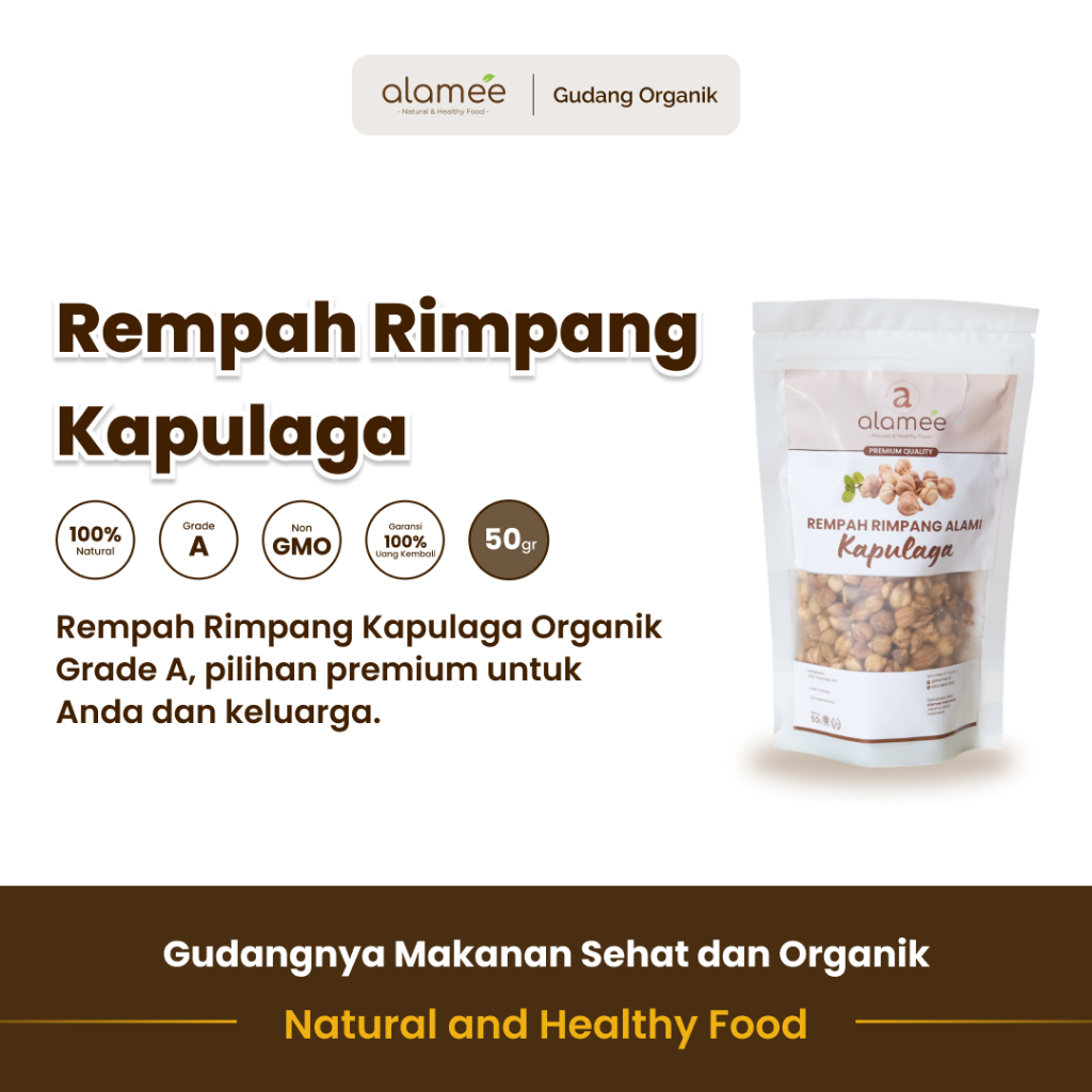 

alamee rempah kapulaga aroma harum 50 gram bumbu eksotis alami rempah pilihan untuk kelezatan alami
