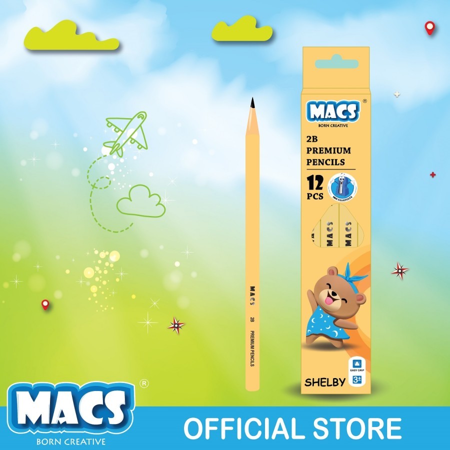 

TBMO (1 PACK) MACS 12CT 2B TRIANGLE PREMIUM PENCIL MOTIF