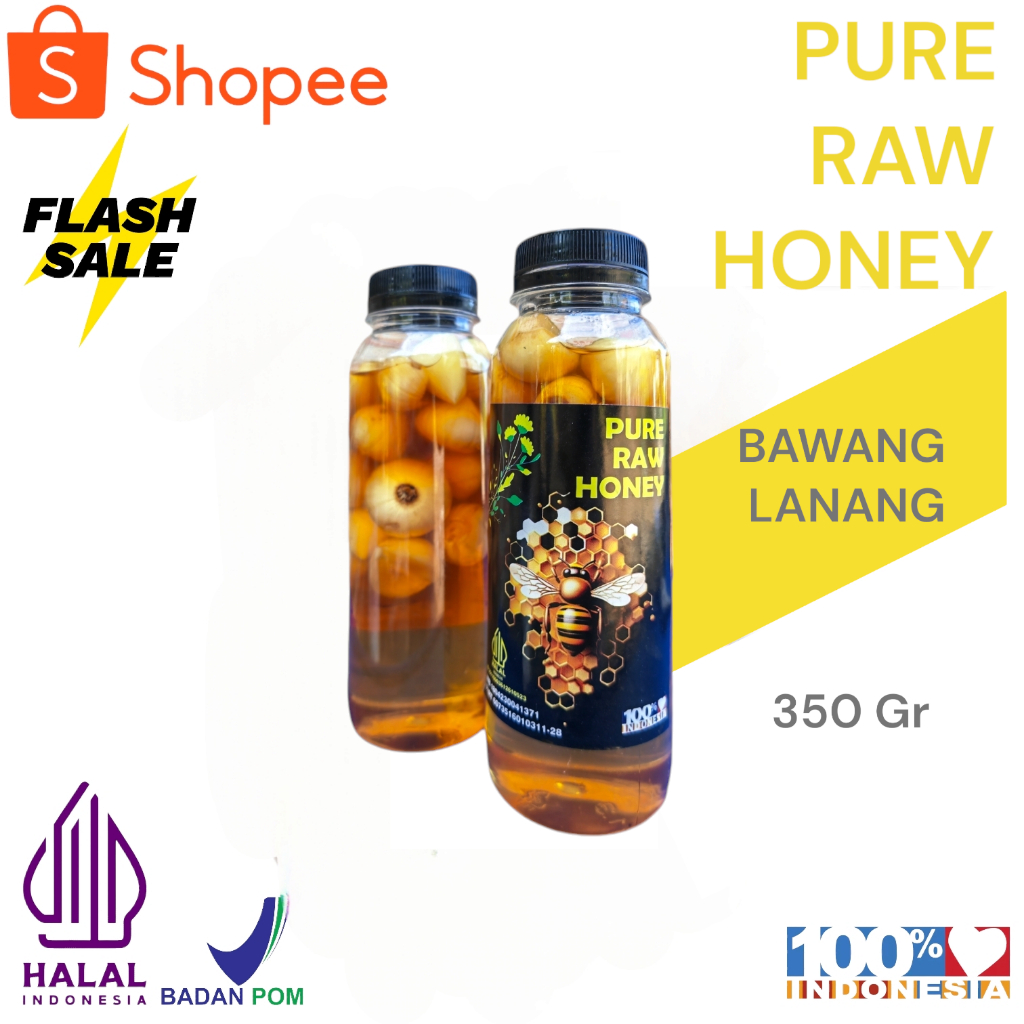 

Madu Murni Bawang Lanang Asli 350 Gr 100% Alami Pure Natural Raw Honey