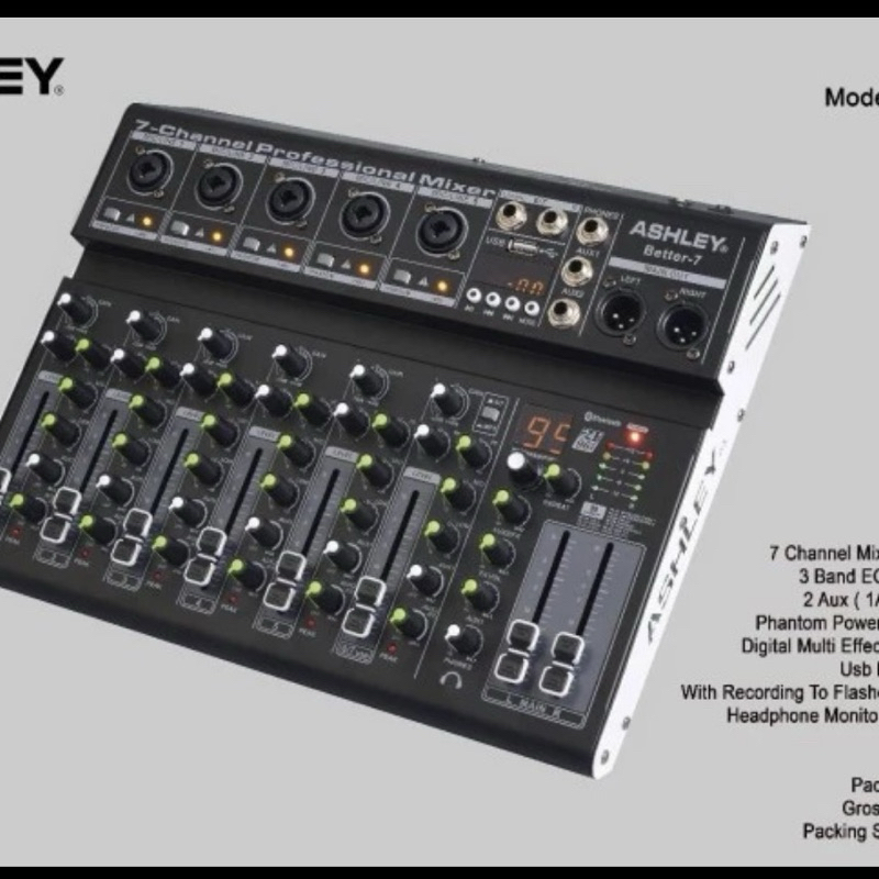 Mixer Ashley 7ch" Better 7