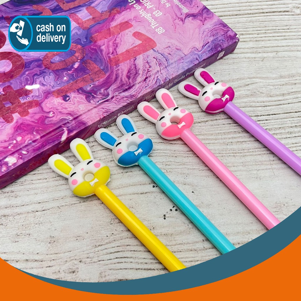 

PULPEN GEL DONAT KELINCI PG-1481 RABBIT ZOO ANIMAL CAKE DONUT PEN PENA BOLPEN BOLPOIN LUCU ANAK ALAT TULIS KANTOR SEKOLAH MURAH TERMURAH COD
