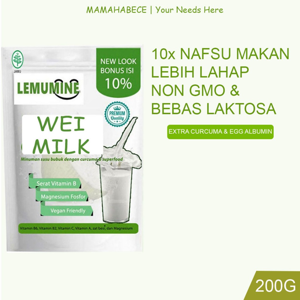 

Pengemuk Badan Permanen Penambah Berat Badan Susu Penggemuk Badan Dewasa Penambah Nafsu Makan Susu Gemuk Dewasa Vitamin Nafsu Makan Dewasa Lemumine (200G)