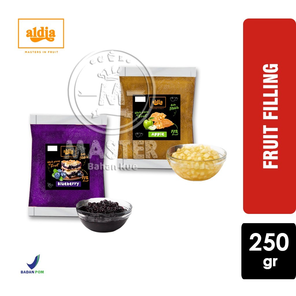 

Aldia Fruit Filling Buah Isian Puff Pastry Pie Baking Decor Toppings Desserts [Repack 270gr]