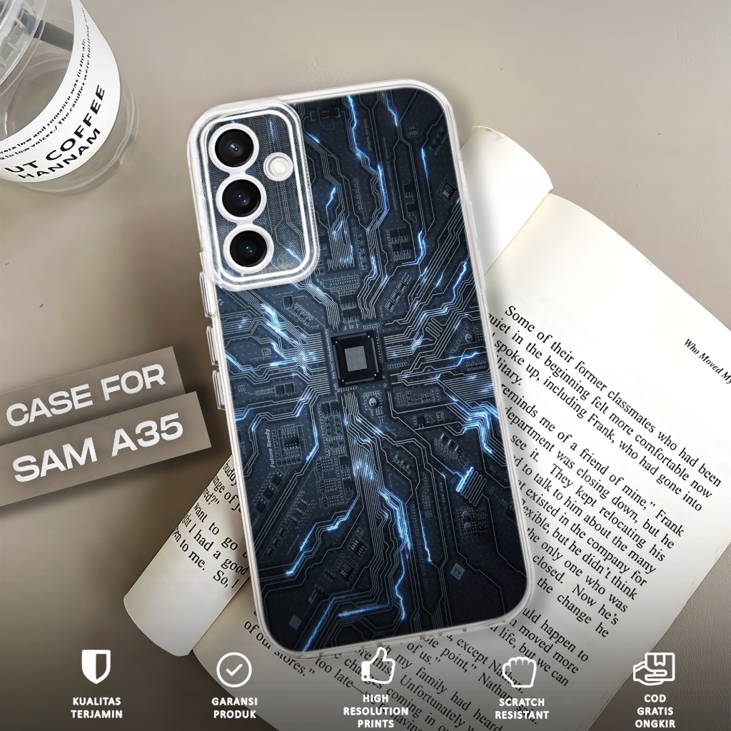 Case Samsung A35  - CPU PEY  - Softcase Premium - Case Hp Samsung - Casing Hp - Case bening - Clear 