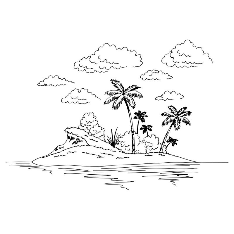 

lukisan mewarnai, gambar pemandangan, gambar untuk mewarnai