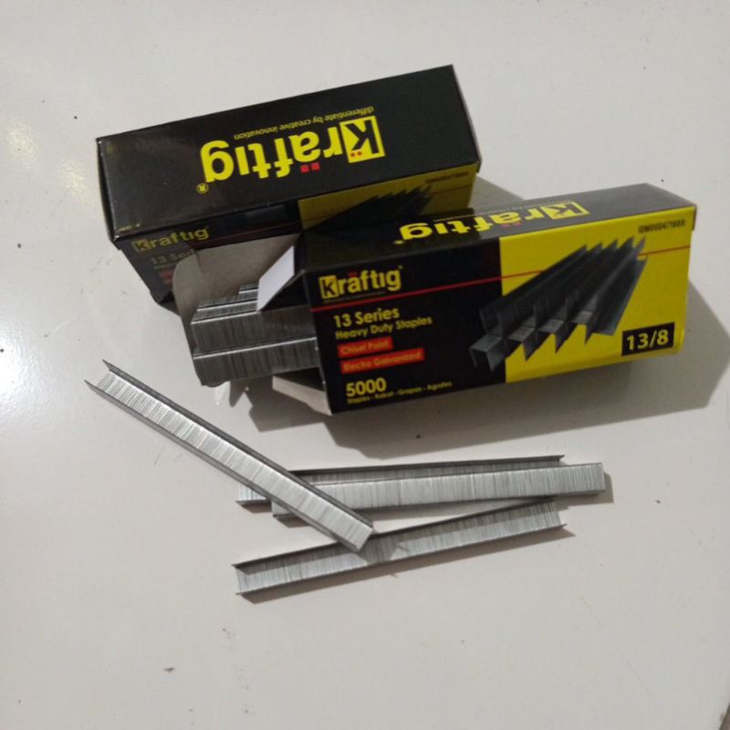 

isi STAPLES tembak 13/8 Staples manual merek KRAFTIG