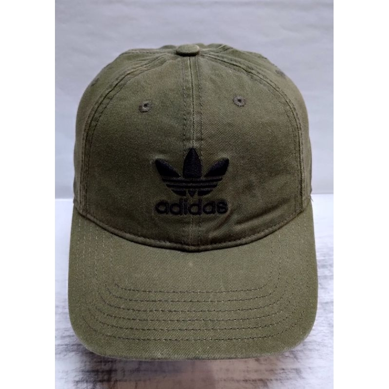 Topi Rare ADIDAS TREFOIL Trifoil Green Army Authentic Original Second PL