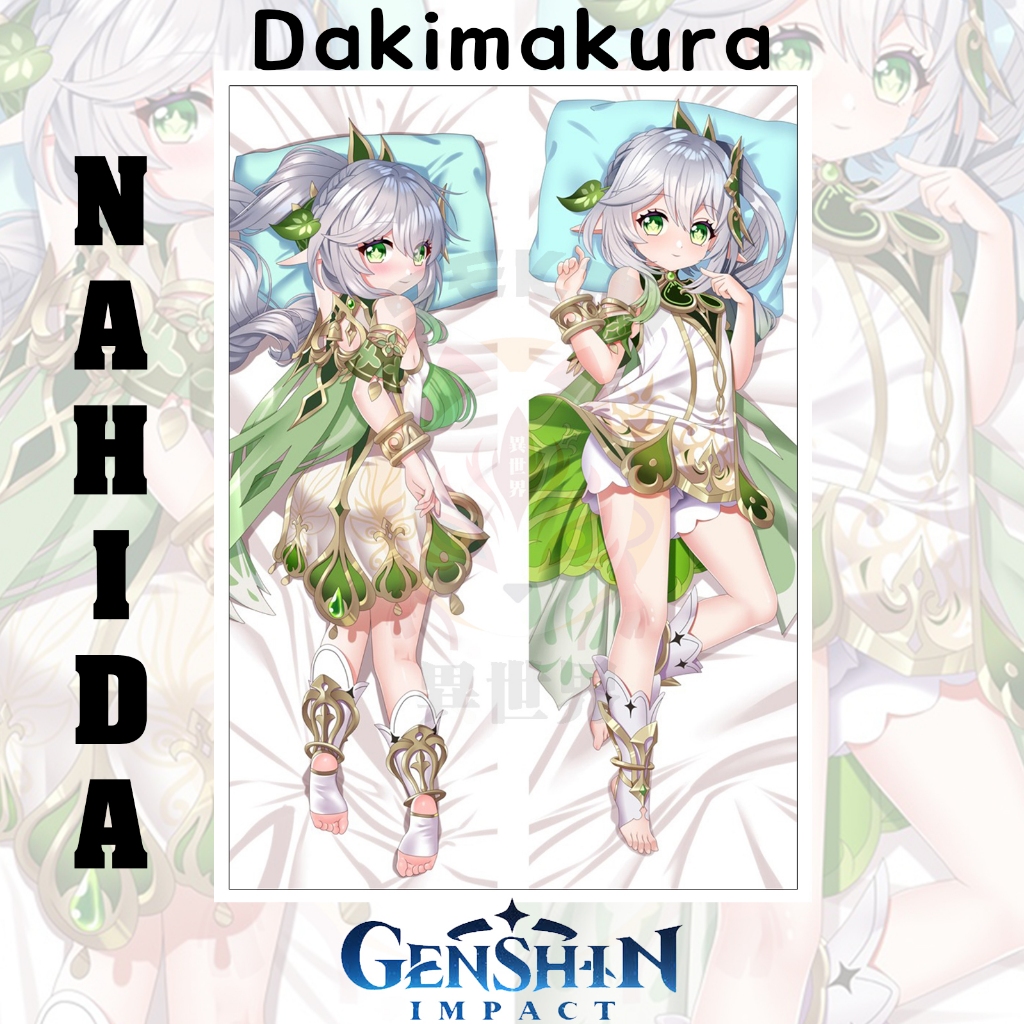 Dakimakura Sarung Bantal NAHIDA Genshin Impact Waifu