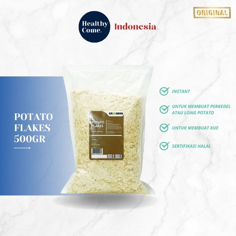 

Potato Flakes / Serpihan Kentang / Tepung Kentang 500gr | Greenara