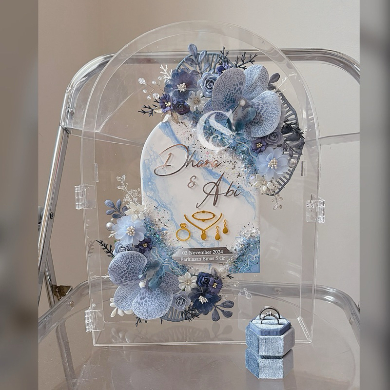 Mahar Resin Mahar Pernikahan Mahar Frame Kubah