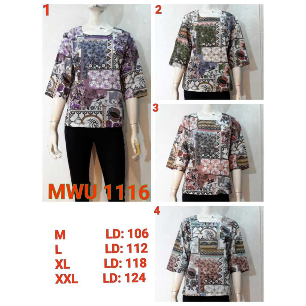 [MWU 1116] Blus/Blouse/Baju/Dress Murah