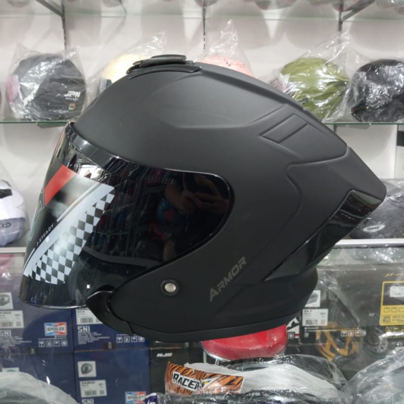 HELM JS ARMOR HITAM DOFF ORIGINAL