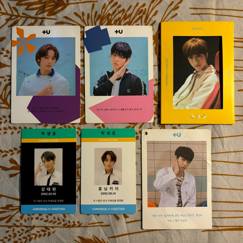 PC Photocard Kpop Album Official TXT Tomorrow X Together Beomgyu Soobin Hueningkai Taehyun The Dream
