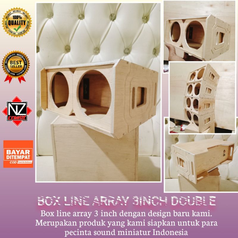 Box Line array 3inch model terbaru. Box array miniatur 3inch