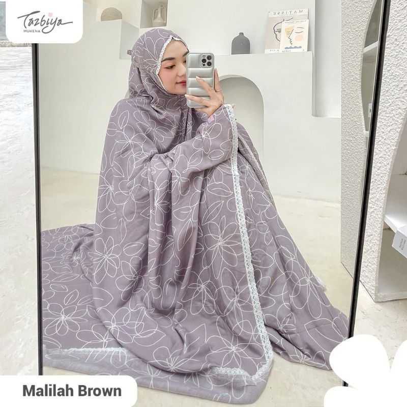 mukena tazbiyah malulah motif gold