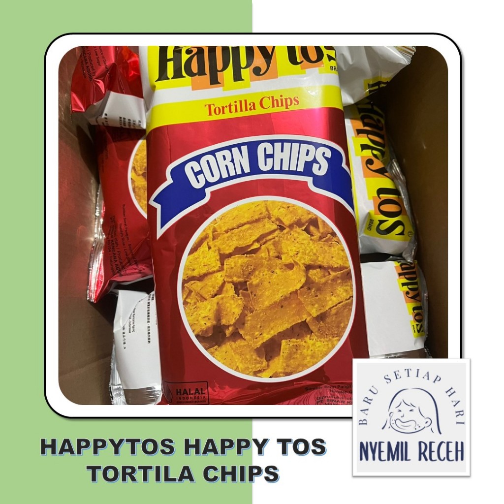 

Happytos Happy Tos Tortila Chips 140Gr Merah