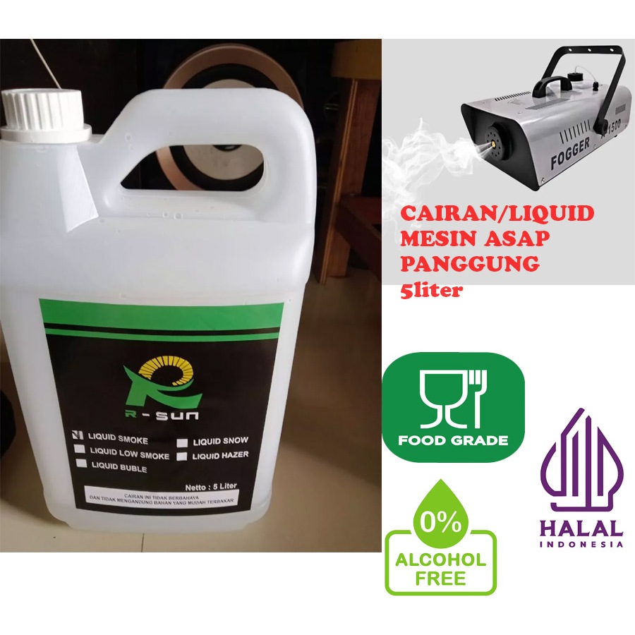 Liquid Mesin Asap Redsun 5 Liter untuk mesin asap panggung