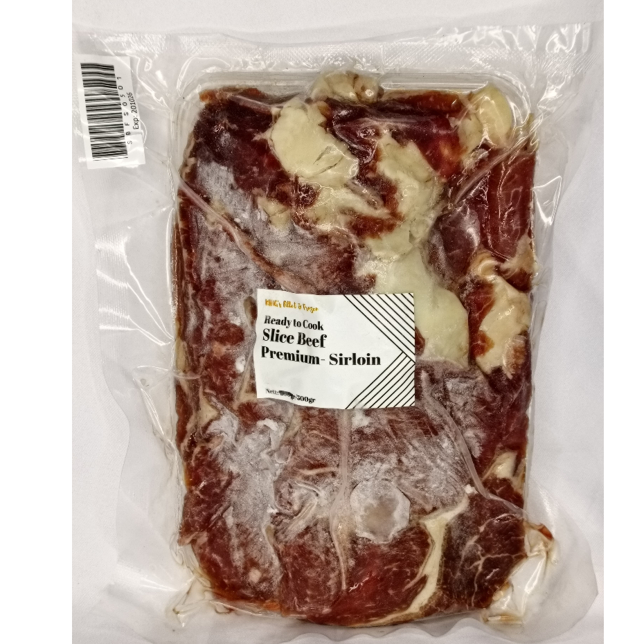 

Premium Sliced Beef Daging Iris Berkualitas varian Sirloin Original 500gr