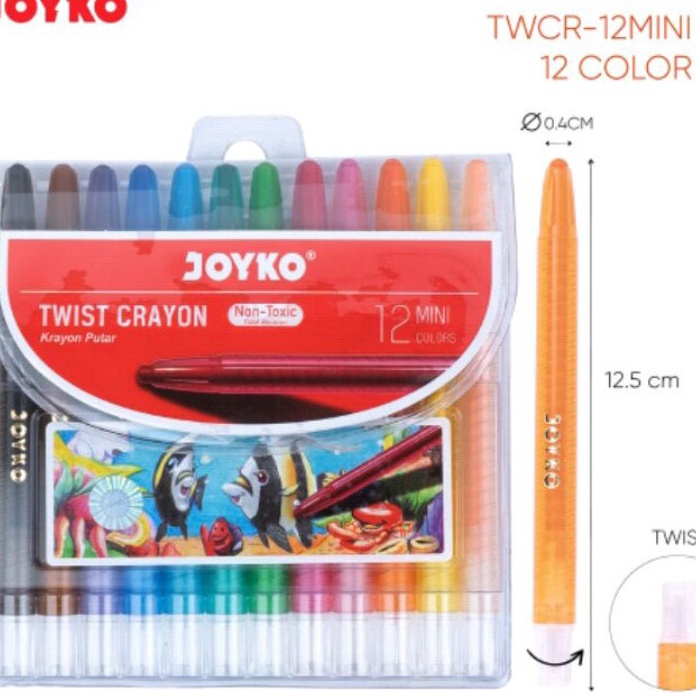 

Wah Crayon Puter Joyko Kecil