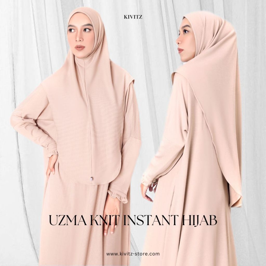KIVITZ | UZMA INSTANT KHIMAR - HIJAB KNIT