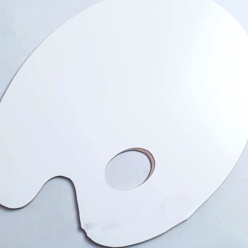 

KI3 Palet Cat Kayu Oval Type 3527 NO 2 UK 35 X 27 CM Palet Kayu