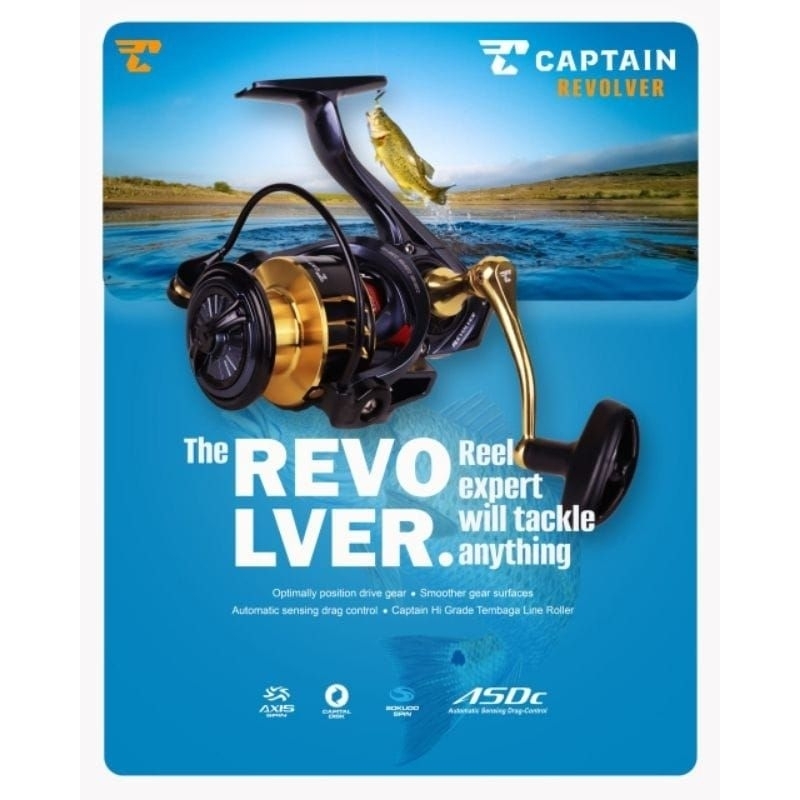 REEL CAPTAIN REVOLVER 1000 2000 3000 4000 6000 PH
