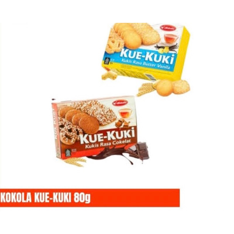 

Kokola Kue Kuki Rasa Butter Cokelat 80gram