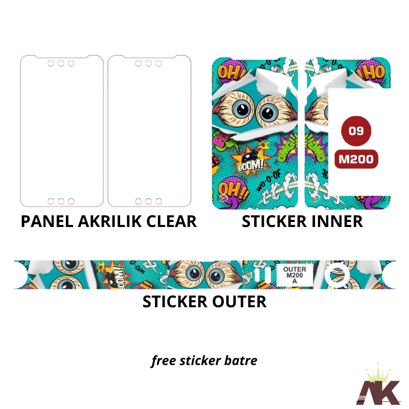

Fullset Akerilik Dan Sticker Sudah Dengan WB Presisi m200 Laminasi