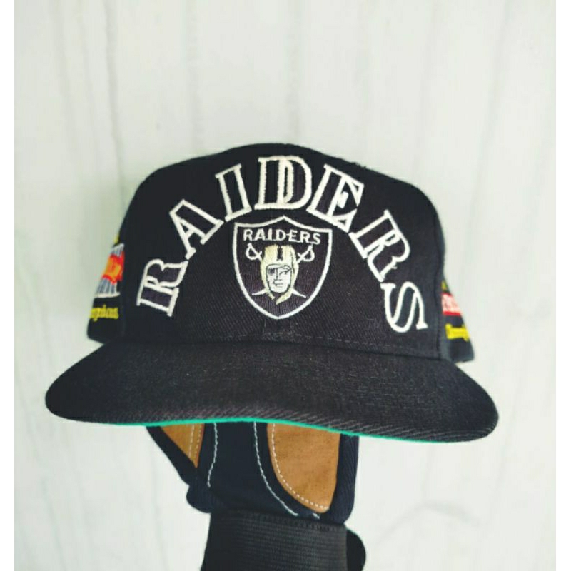 topi raiders vintage superbowl annco professional NFL raider champions super bowl 1977 otto cap