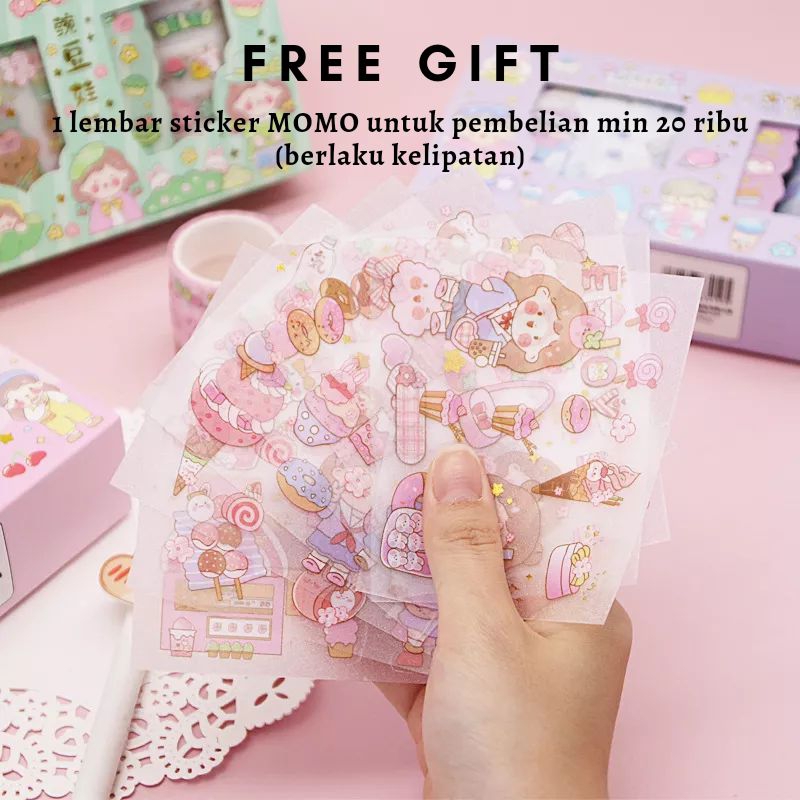 

Sticker 1 lembar & 1 Produk Share Random